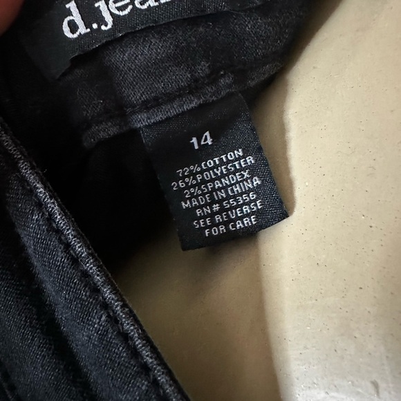 Black Straight Leg Jeans - Picture 5 of 6